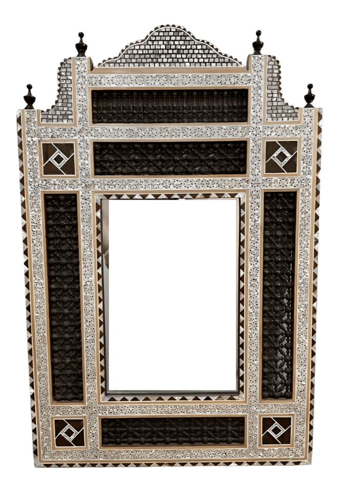 Handmade Mirror Wall Frames Decor, Art Decor Furniture, Wood Mirror Frame Inlaid - Laila Hand Made Gifts