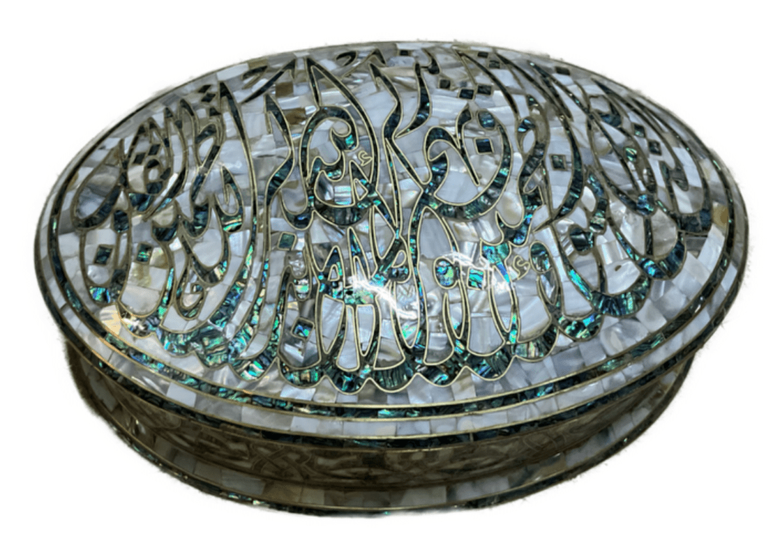 Handmade Wooden Jewelry Box Wood Trinket Storage Wood Box Mother of Pearl Inlay - Laila Hand Made Gifts