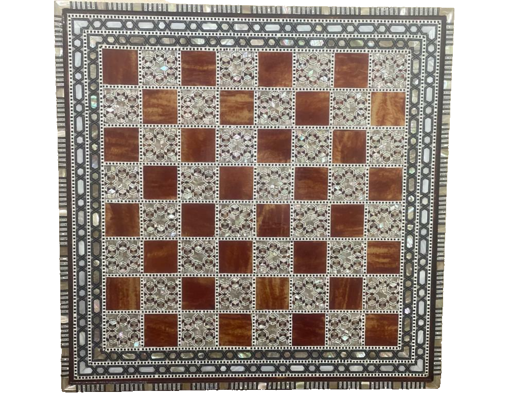 Handmade, Luxury, Wooden Chess Board, Wood Chess Board, Game Board, Inlaid Shell