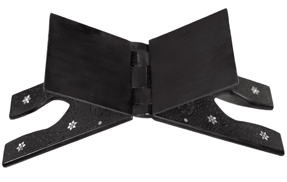 Handmade, Quran Stand, Wooden Book Stand, Islamic Home Decor, Inlaid Shell (22") - Laila Hand Made Gifts