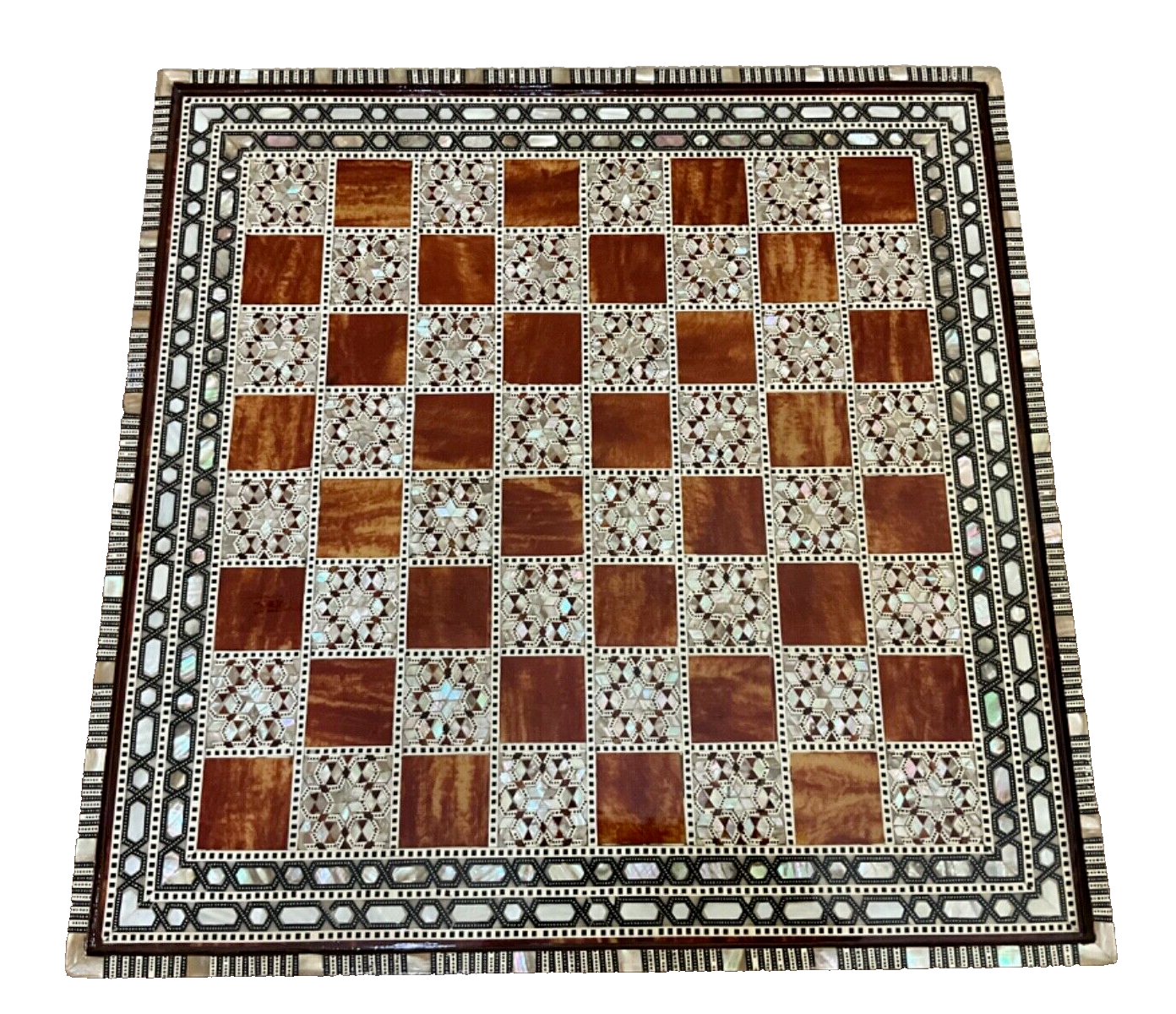 Handmade, Luxury, Wooden Chess Board, Wood Chess Board, Game Board, Inlaid Shell