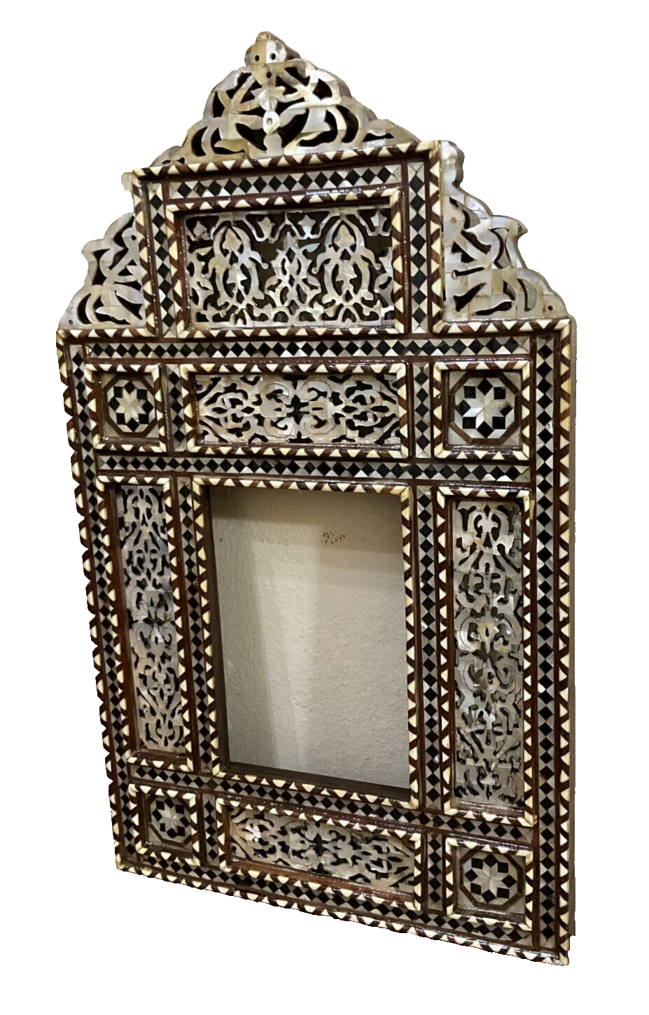 Handmade Mirror Wall Frames Decor, Art Decor Furniture, Wood Mirror Frame Inlaid