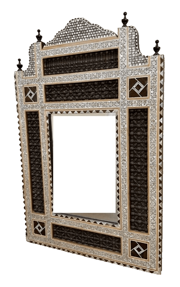 Handmade Mirror Wall Frames Decor, Art Decor Furniture, Wood Mirror Frame Inlaid - Laila Hand Made Gifts