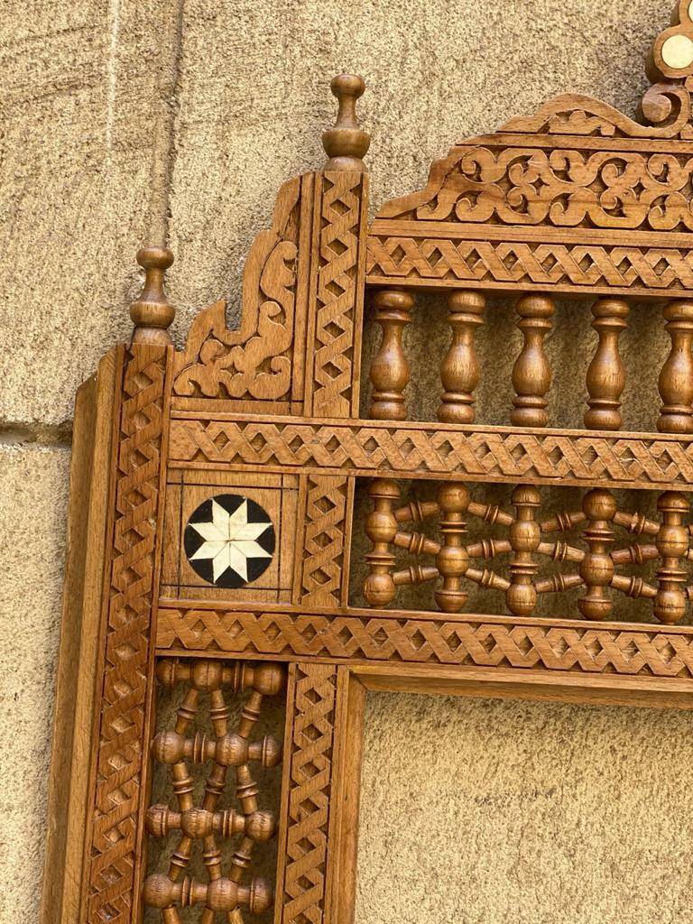 Handmade Mirror Wall Frames Decor, Art Decor Furniture, Wood Mirror Frame Inlaid