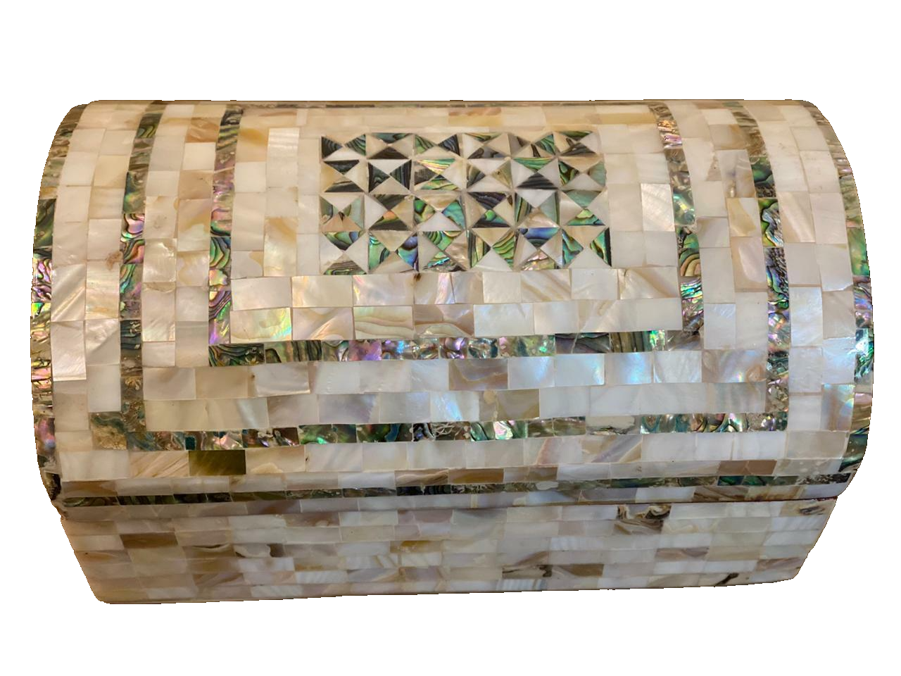 Handmade Wooden Jewelry Box Wood Trinket Storage Wood Box Mother of Pearl Inlay