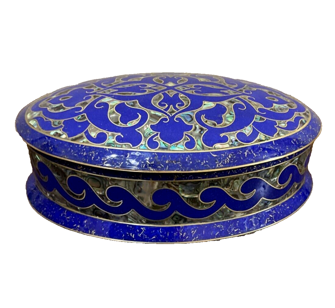 Handmade Wooden Jewelry Box Wood Trinket Storage Wood Box Mother of Pearl Inlay