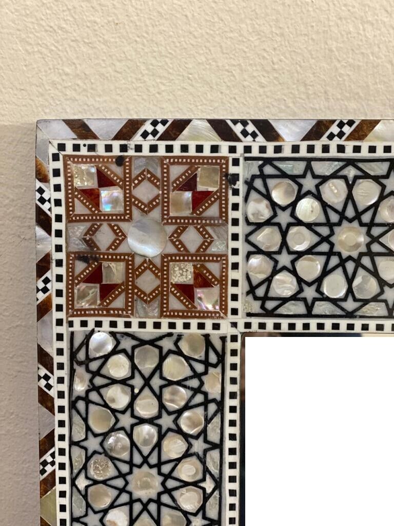 Handmade Mirror Wall Frames Decor, Art Decor Furniture, Wood Mirror Frame Inlaid