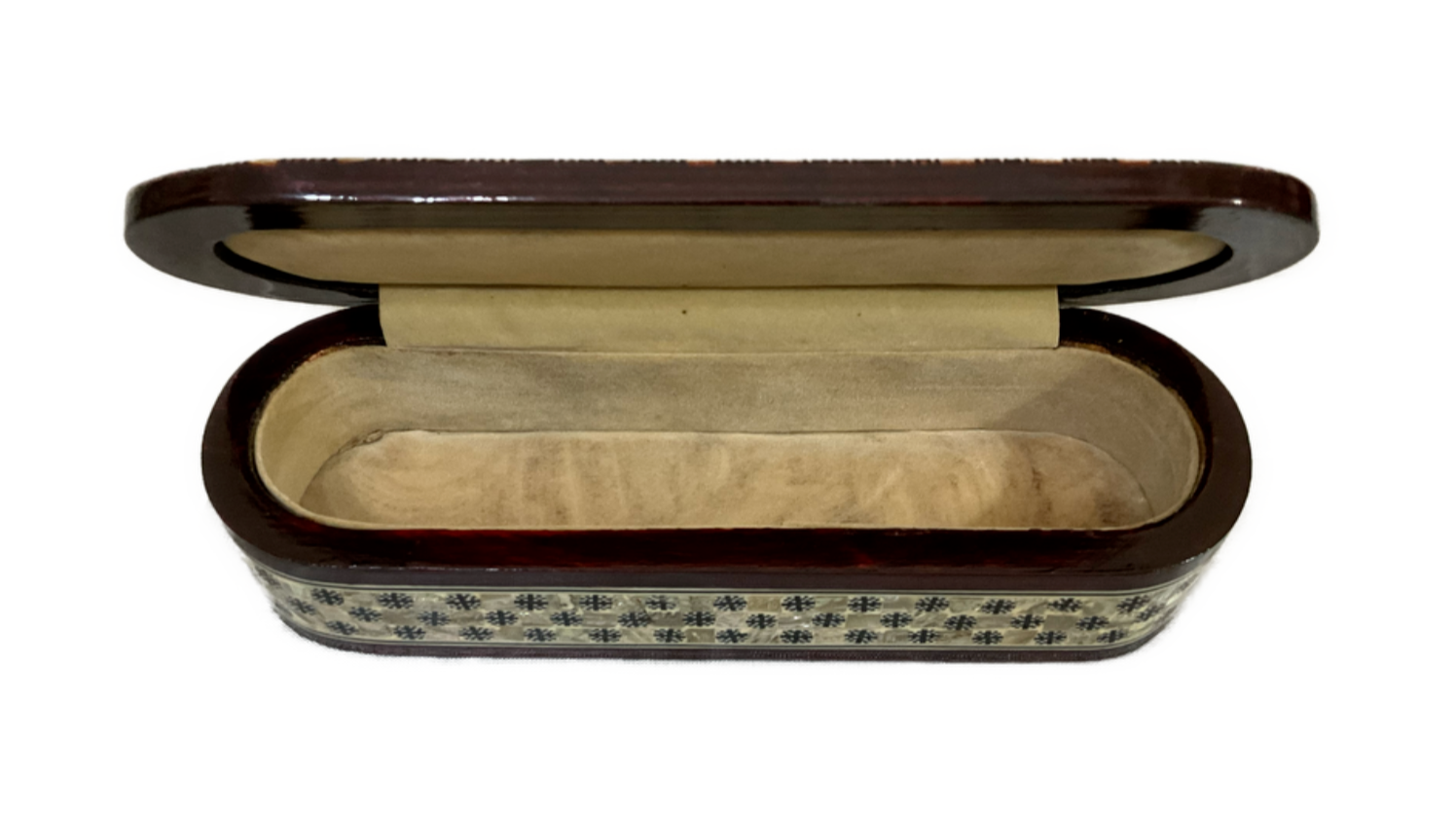 Handmade Wooden Jewelry Box Wood Trinket Storage Wood Box Mother of Pearl Inlay