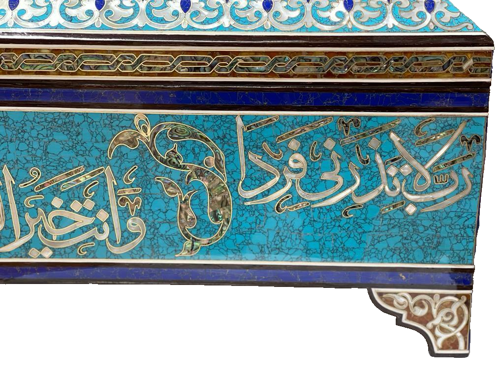 Handmade Wooden Jewelry Box Wood Trinket Storage Wood Box Mother of Pearl Inlay