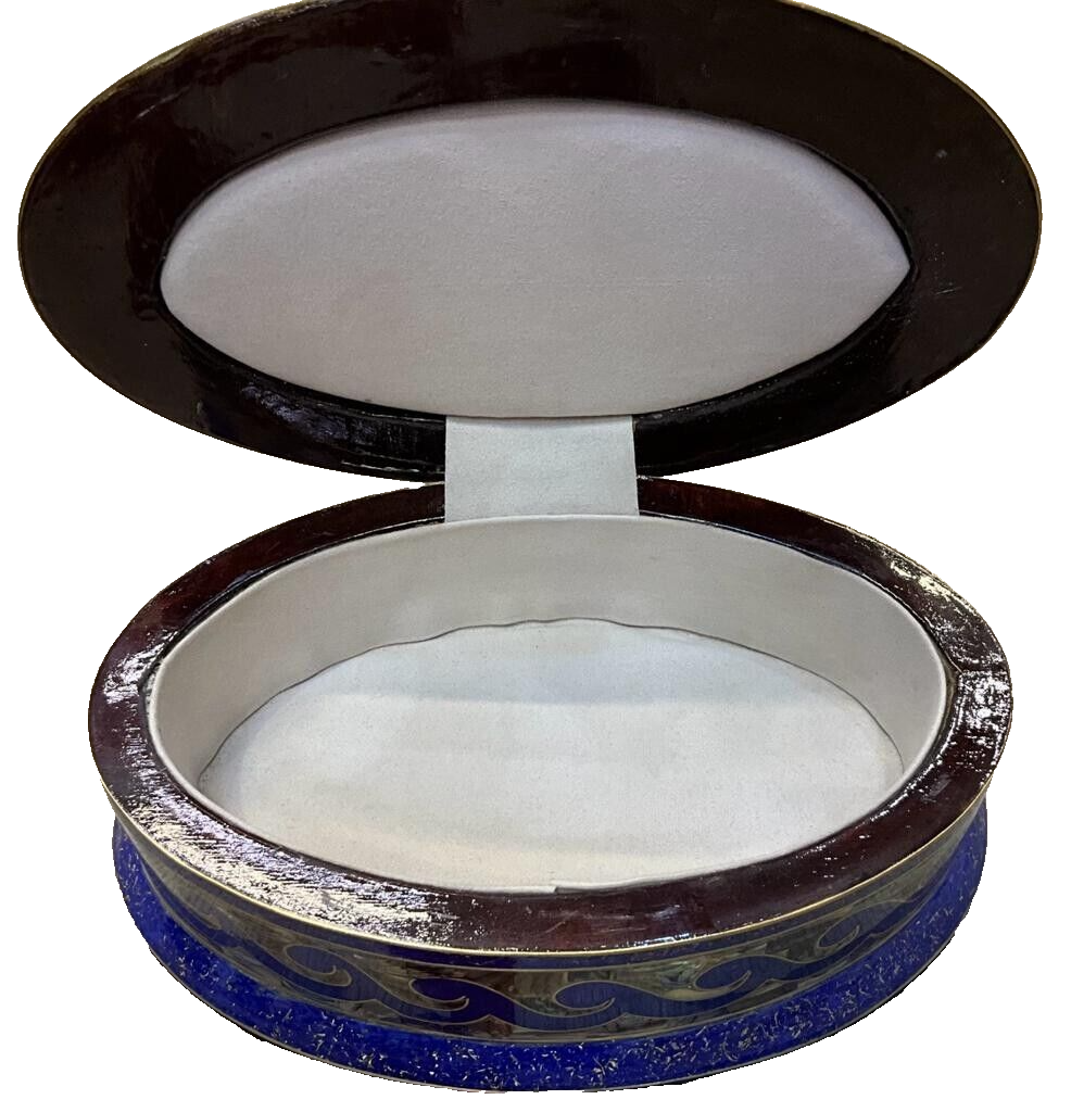 Handmade Wooden Jewelry Box Wood Trinket Storage Wood Box Mother of Pearl Inlay