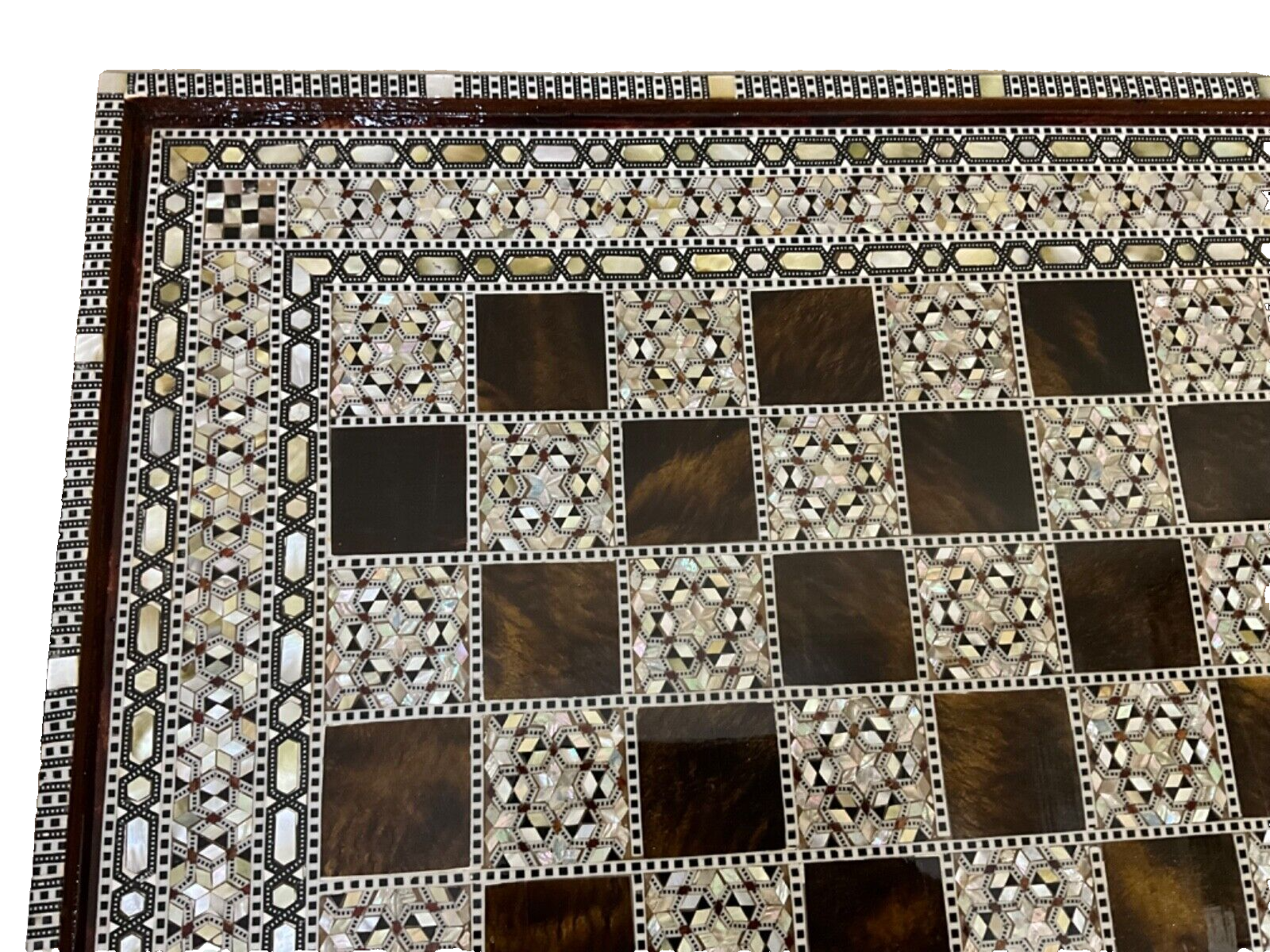 Handmade, Luxury, Wooden Chess Board, Wood Chess Board, Game Board, Inlaid Shell