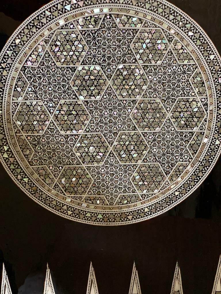 Handmade, Wooden Backgammon Board, Wood Chess Board, Mother of Pearl Inlay (20")