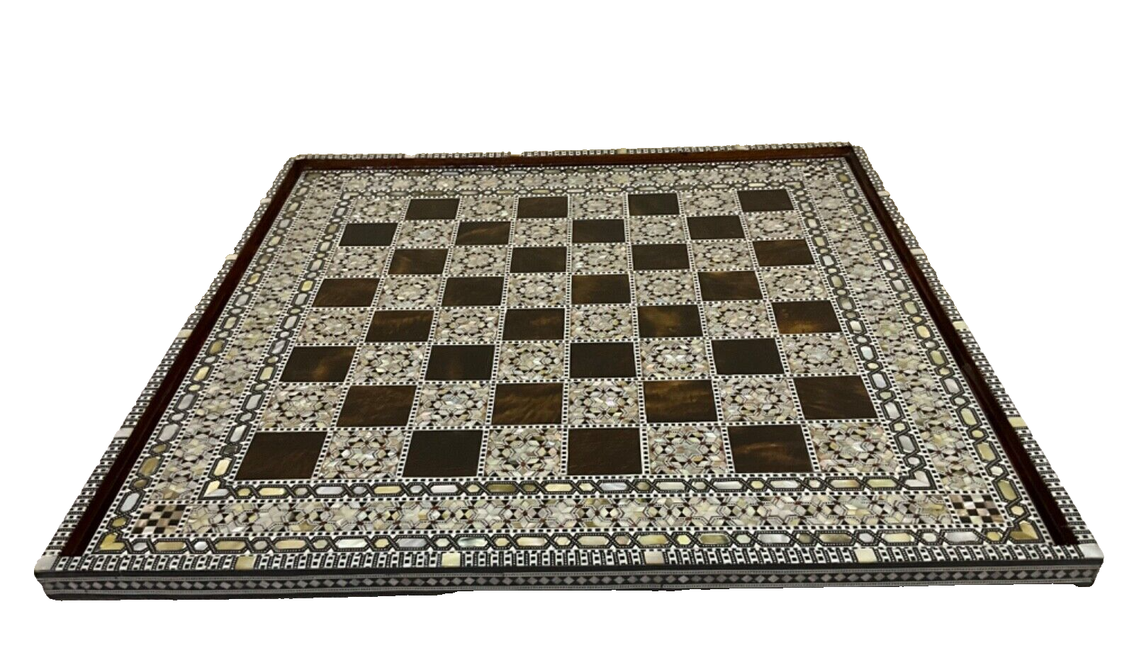 Handmade, Luxury, Wooden Chess Board, Wood Chess Board, Game Board, Inlaid Shell