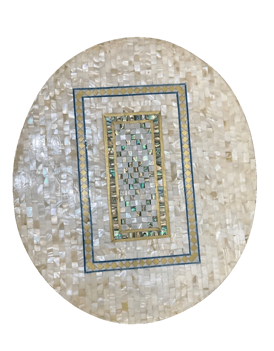 Handmade Wooden End Table Carving Wood Table Home Decor Mother of Pearl Inlay - Laila Hand Made Gifts