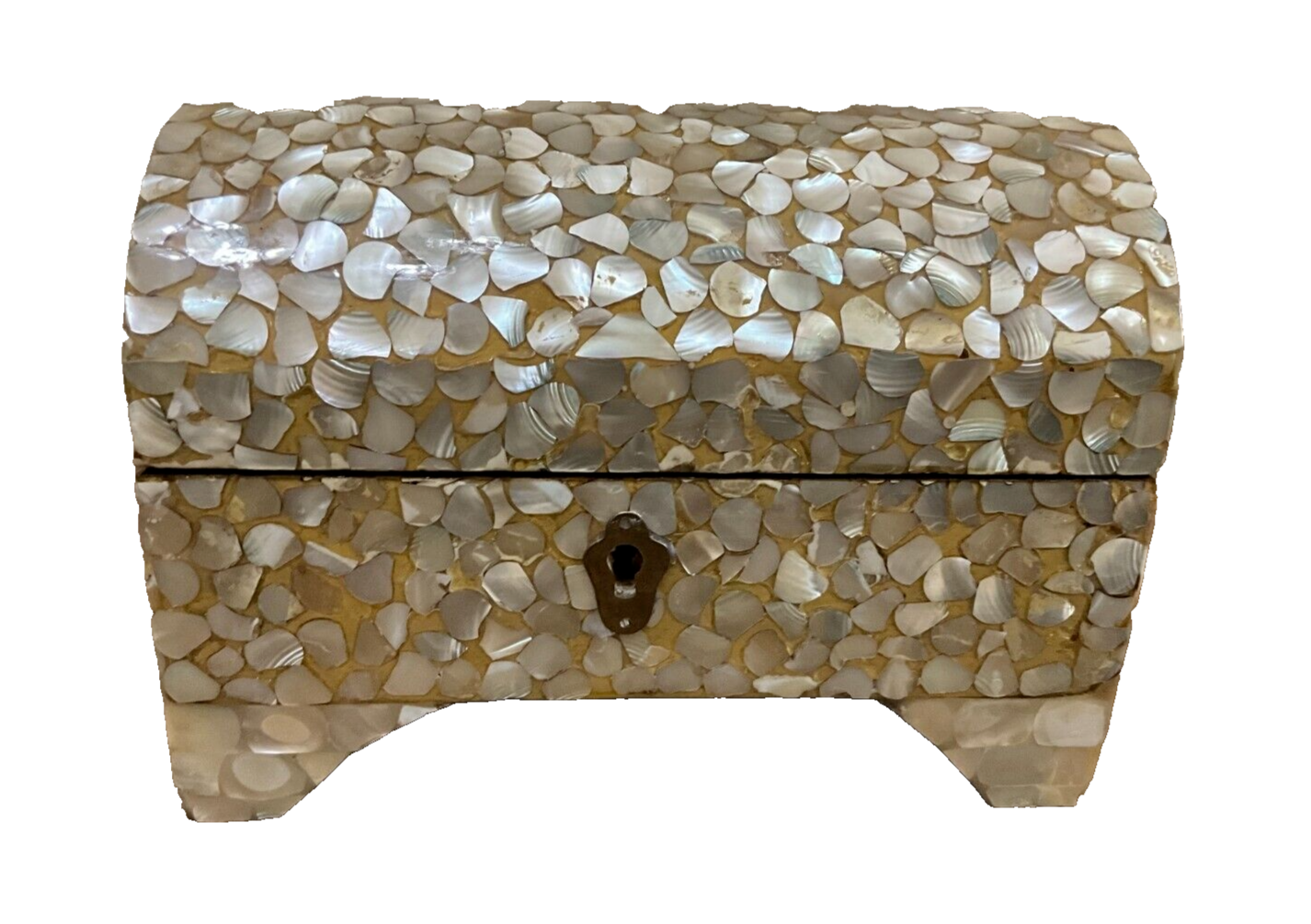 Handmade Wooden Jewelry Box Wood Trinket Storage Wood Box Mother of Pearl Inlay