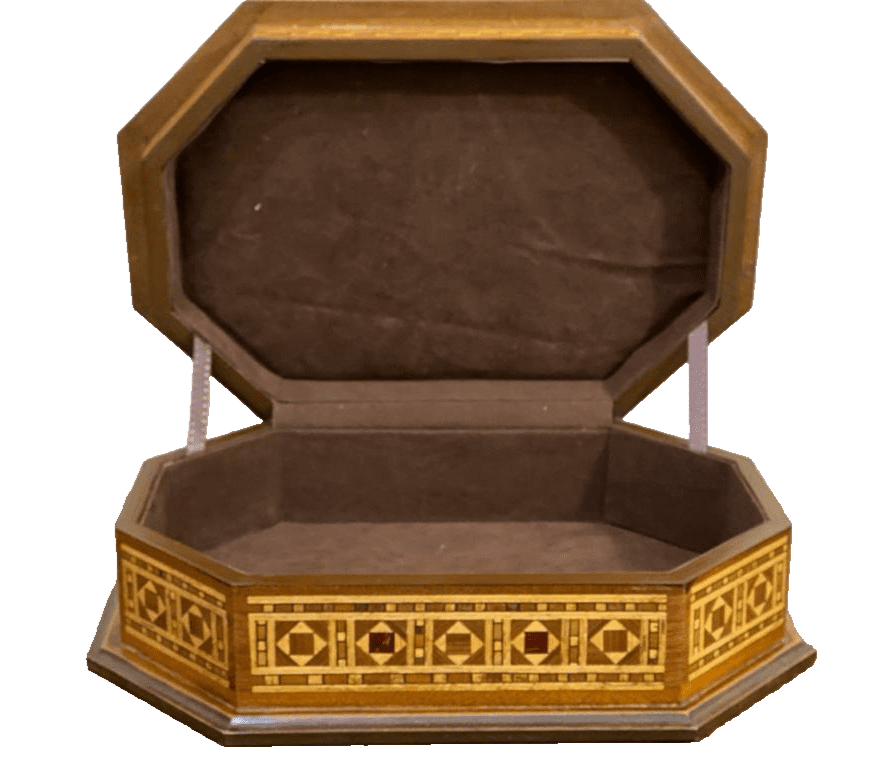 Handmade Wooden Box Wood Jewelry Box Storage Wooden Box Marquetry Mosaic Inlay - Laila Hand Made Gifts