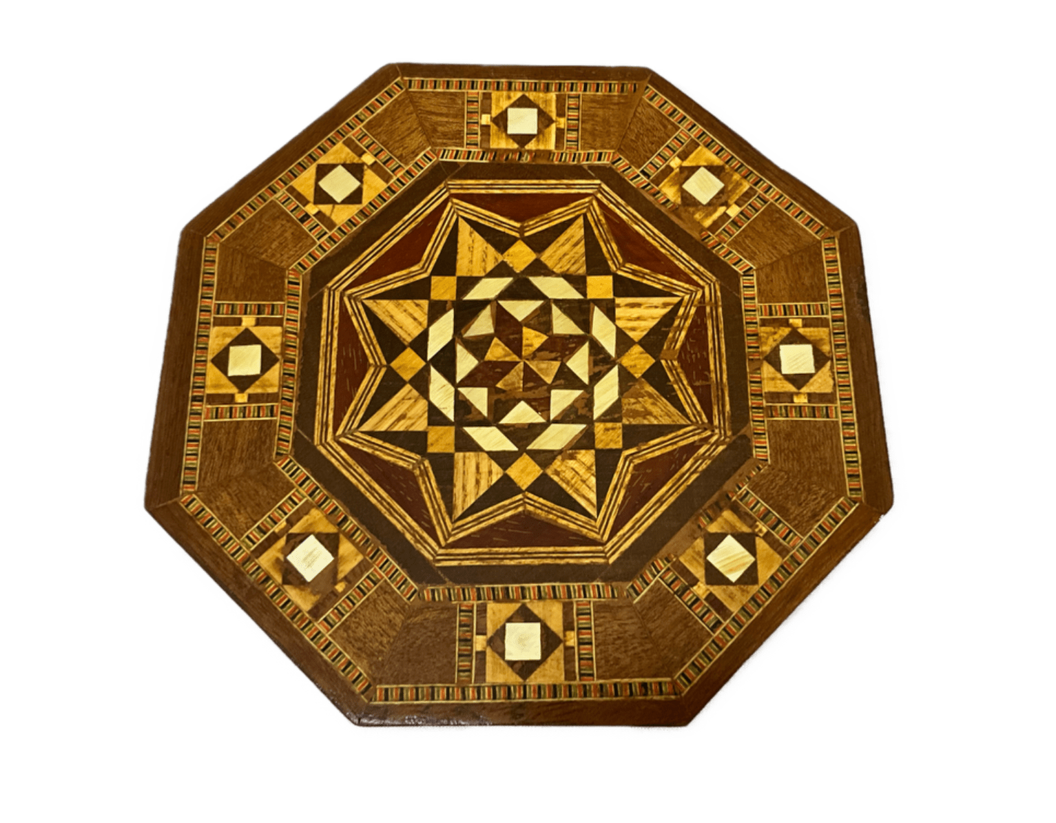 Handmade Wooden Jewelry Box Wood Trinket Storage Wood Box Marquetry Mosaic Inlay - Laila Hand Made Gifts