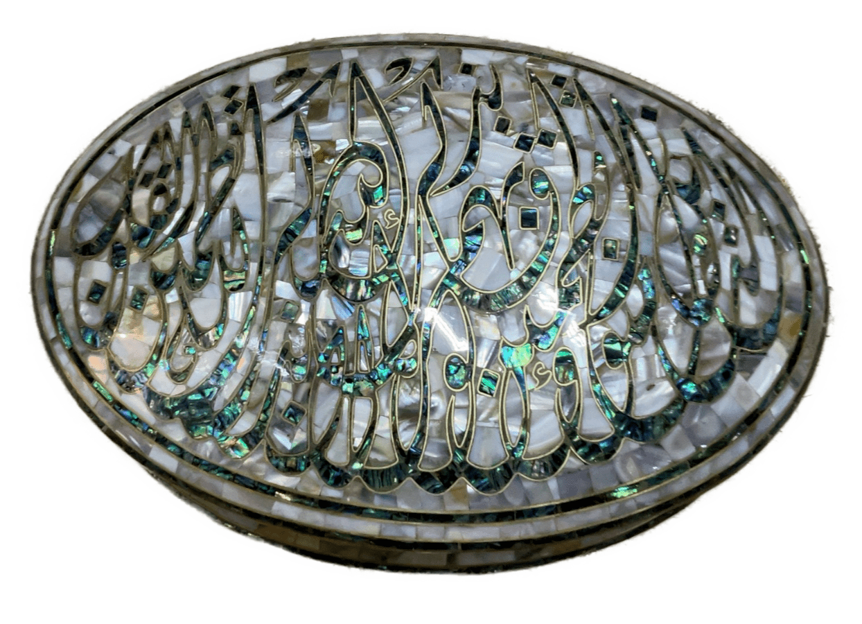 Handmade Wooden Jewelry Box Wood Trinket Storage Wood Box Mother of Pearl Inlay - Laila Hand Made Gifts