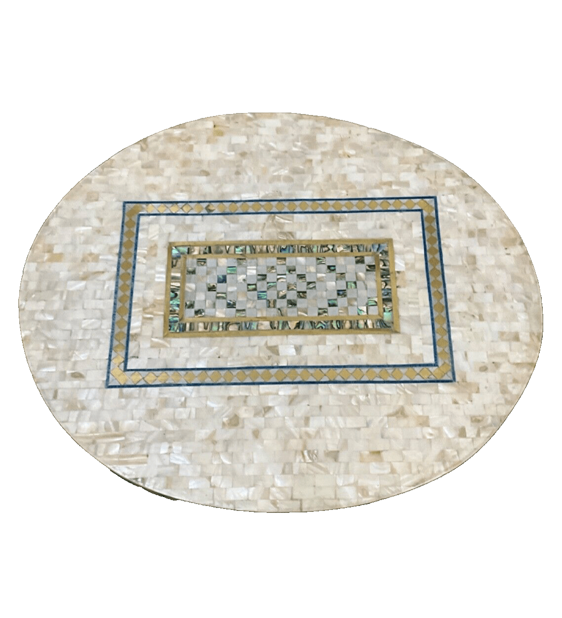 Handmade Wooden End Table Carving Wood Table Home Decor Mother of Pearl Inlay - Laila Hand Made Gifts