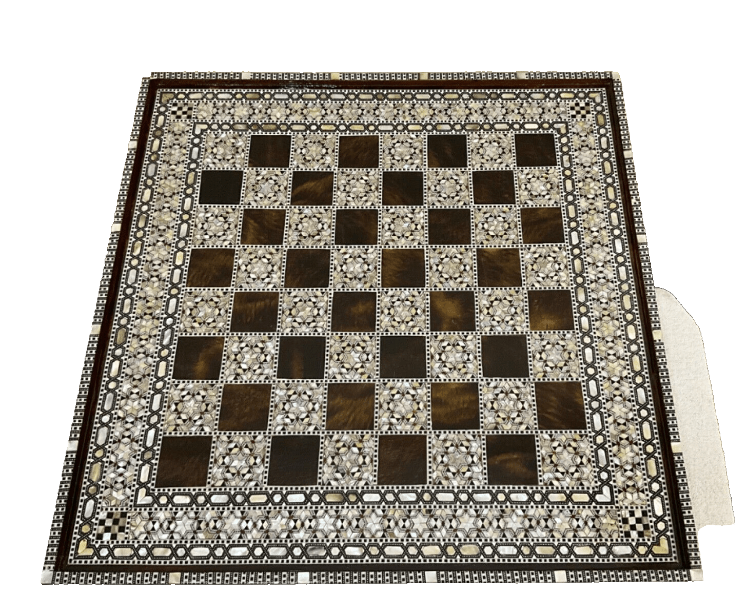 Handmade, Luxury, Wooden Chess Board, Wood Chess Board, Game Board, Inlaid Shell - Laila Hand Made Gifts