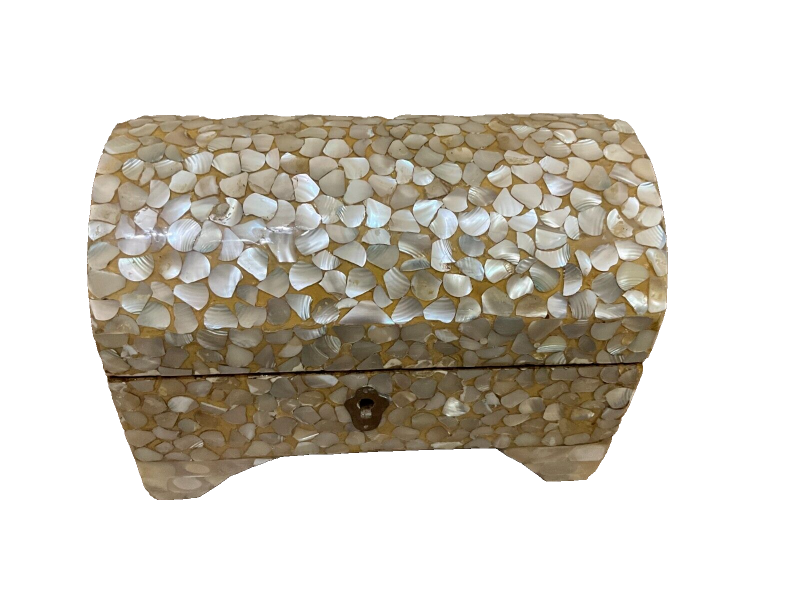 Handmade Wooden Jewelry Box Wood Trinket Storage Wood Box Mother of Pearl Inlay