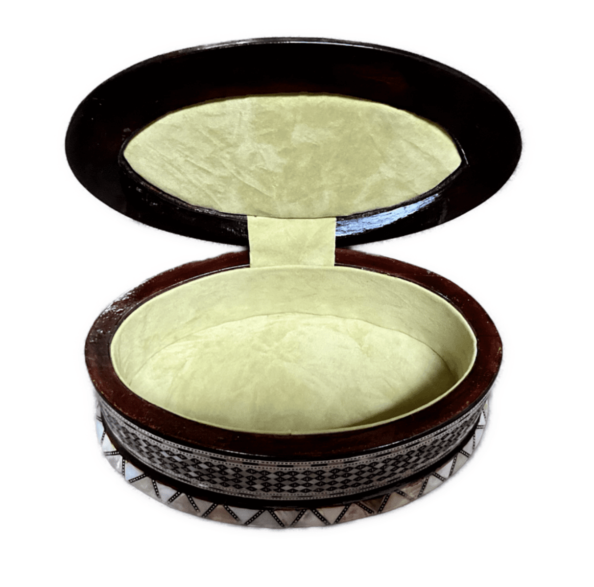 Handmade Wooden Jewelry Box Wood Trinket Storage Wood Box Mother of Pearl Inlay - Laila Hand Made Gifts