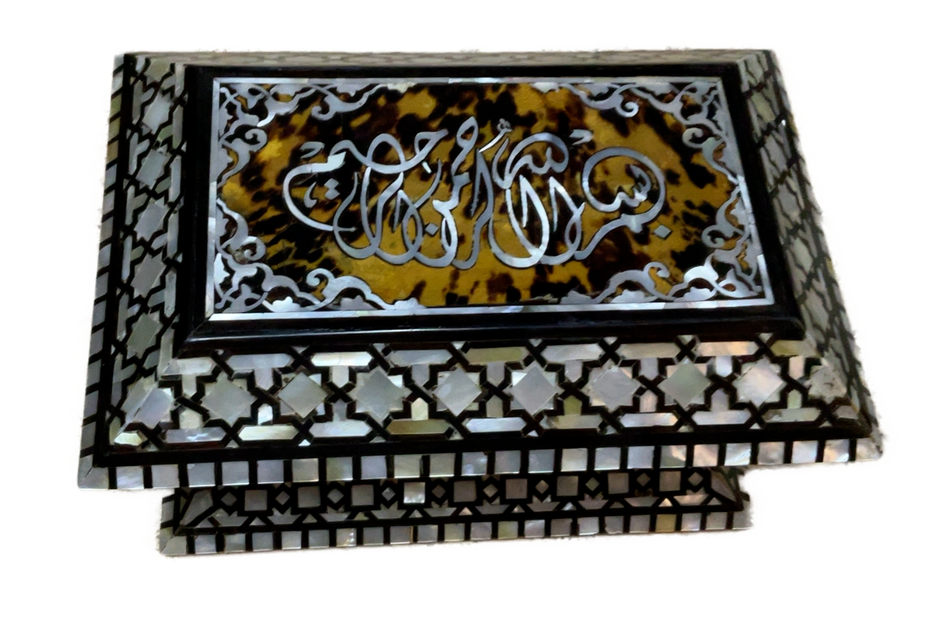 Handmade Wooden Jewelry Box Wood Trinket Storage Wood Box Mother of Pearl Inlay