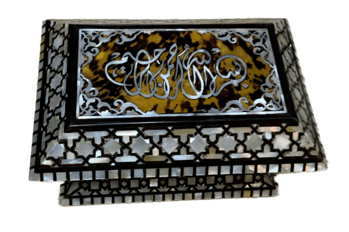 Handmade Wooden Jewelry Box Wood Trinket Storage Wood Box Mother of Pearl Inlay - Laila Hand Made Gifts