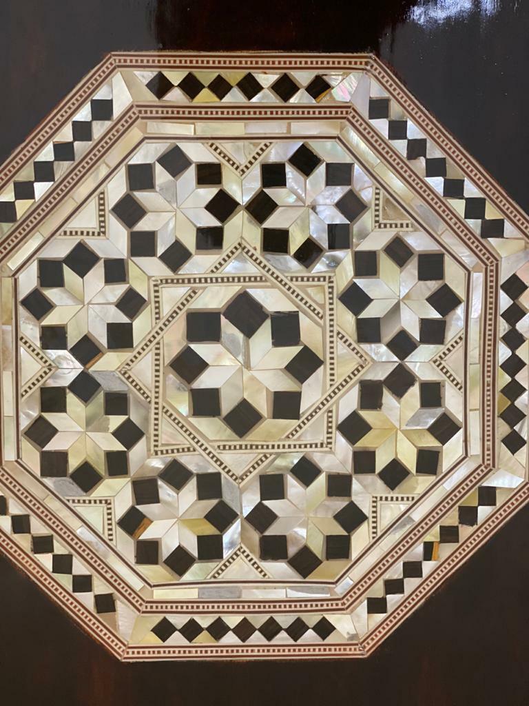 Handmade, Wooden Backgammon Board, Wood Chess Board, Mother of Pearl Inlay (21")