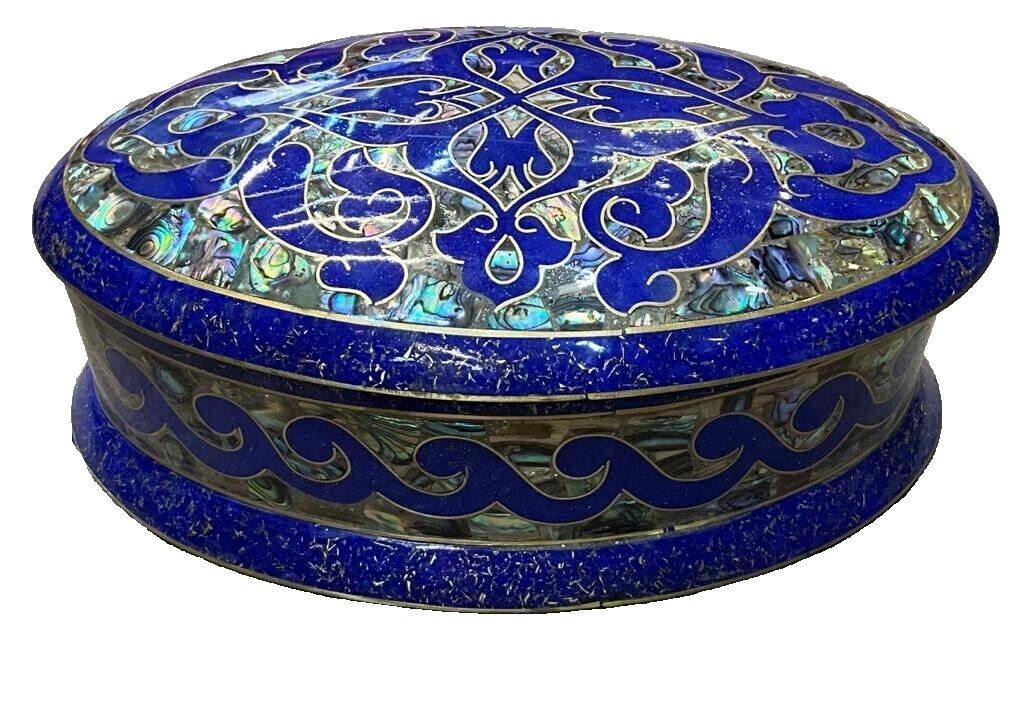 Handmade Wooden Jewelry Box Wood Trinket Storage Wood Box Mother of Pearl Inlay