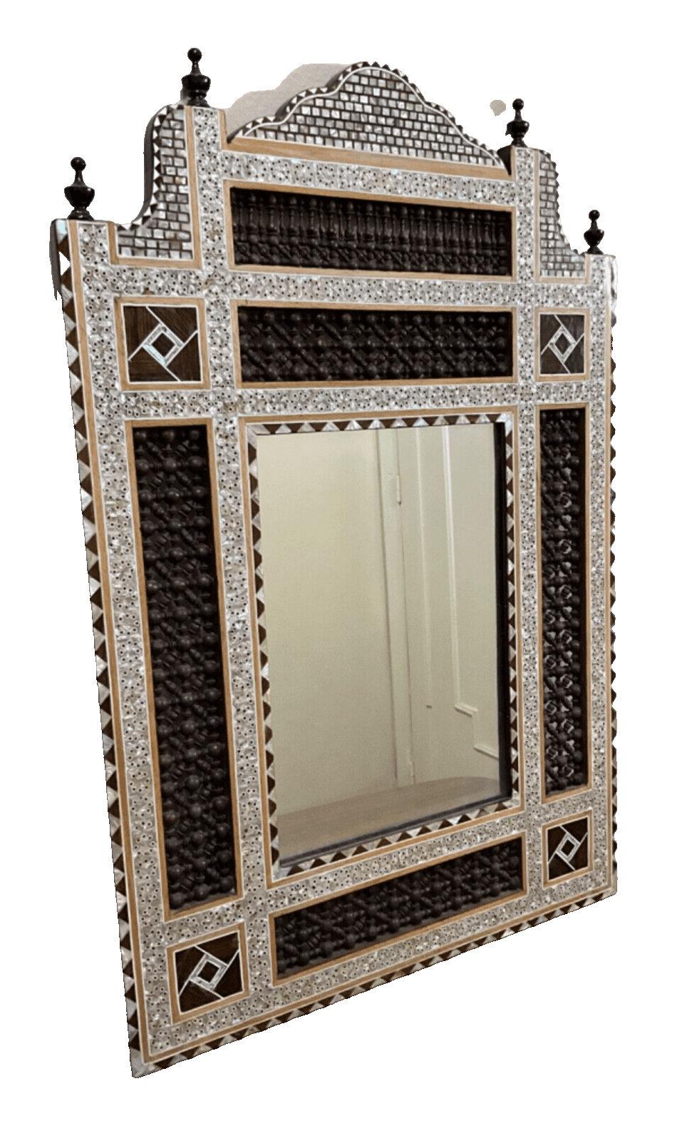 Handmade Mirror Wall Frames Decor, Art Decor Furniture, Wood Mirror Frame Inlaid - Laila Hand Made Gifts