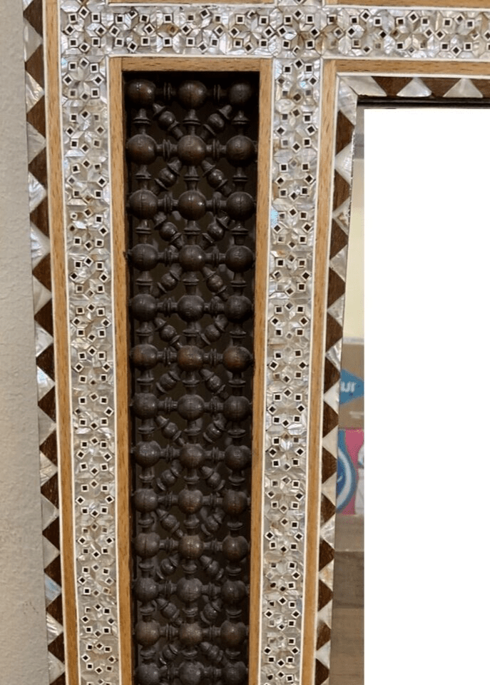 Handmade Mirror Wall Frames Decor, Art Decor Furniture, Wood Mirror Frame Inlaid - Laila Hand Made Gifts