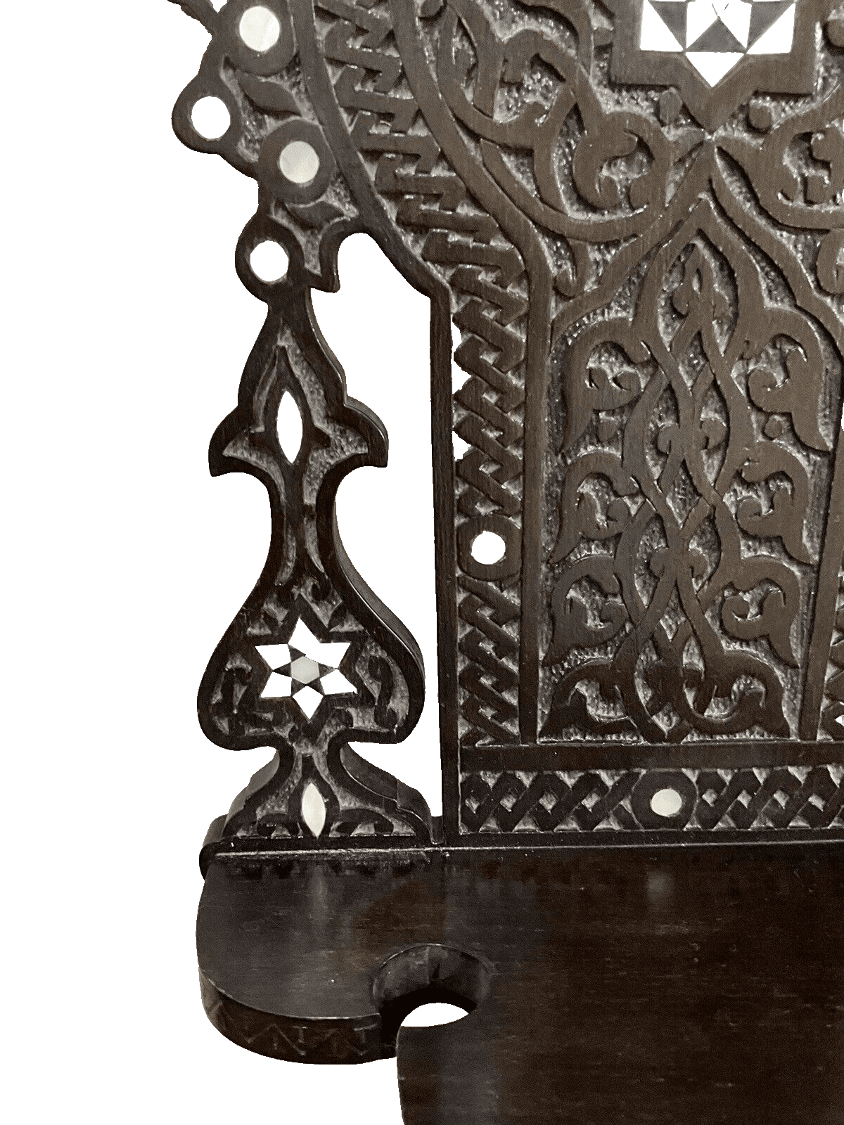 Handmade, Antique Egyptian, Wood Wall Shelf, Handwork Carving wood, Inlaid Shell - Laila Hand Made Gifts