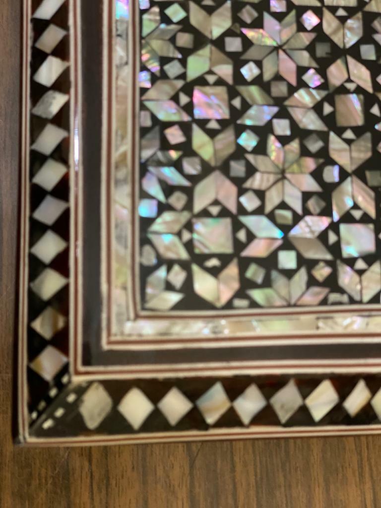 Handmade Wooden Jewelry Box Wood Trinket Storage Wood Box Mother of Pearl Inlay