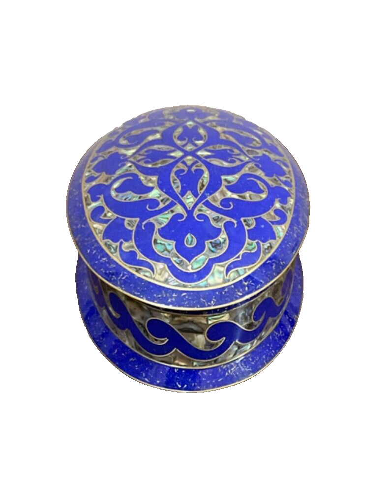 Handmade Wooden Jewelry Box Wood Trinket Storage Wood Box Mother of Pearl Inlay