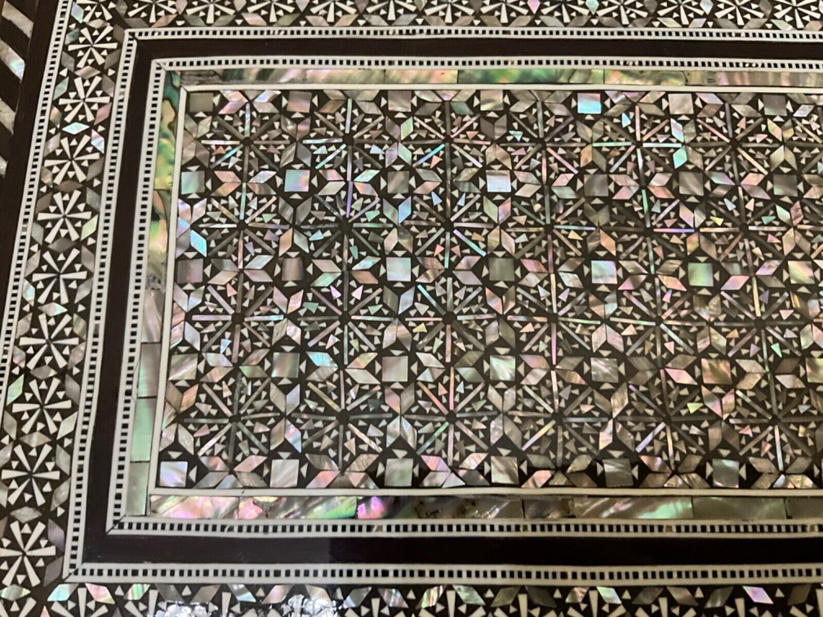 Handmade Wooden Jewelry Box Wood Trinket Storage Wood Box Mother of Pearl Inlay