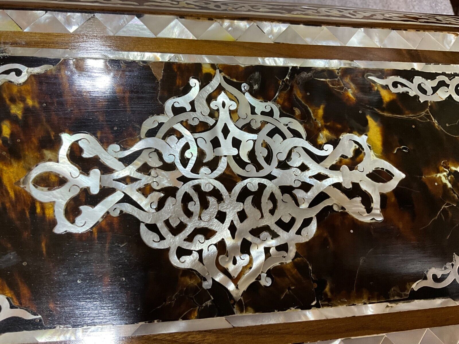 Handmade Wooden Jewelry Box Wood Trinket Storage Wood Box Mother of Pearl Inlay - Laila Hand Made Gifts