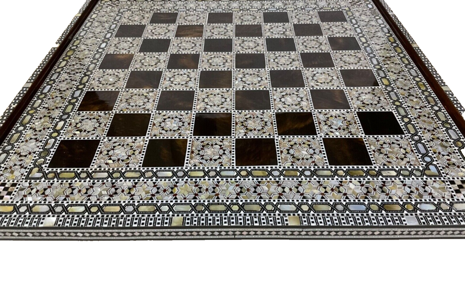 Handmade, Luxury, Wooden Chess Board, Wood Chess Board, Game Board, Inlaid Shell