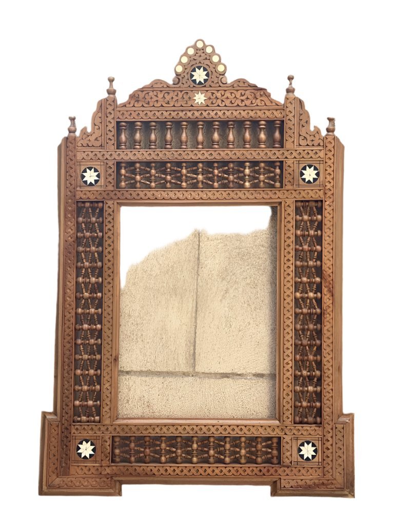Handmade Mirror Wall Frames Decor, Art Decor Furniture, Wood Mirror Frame Inlaid - Laila Hand Made Gifts