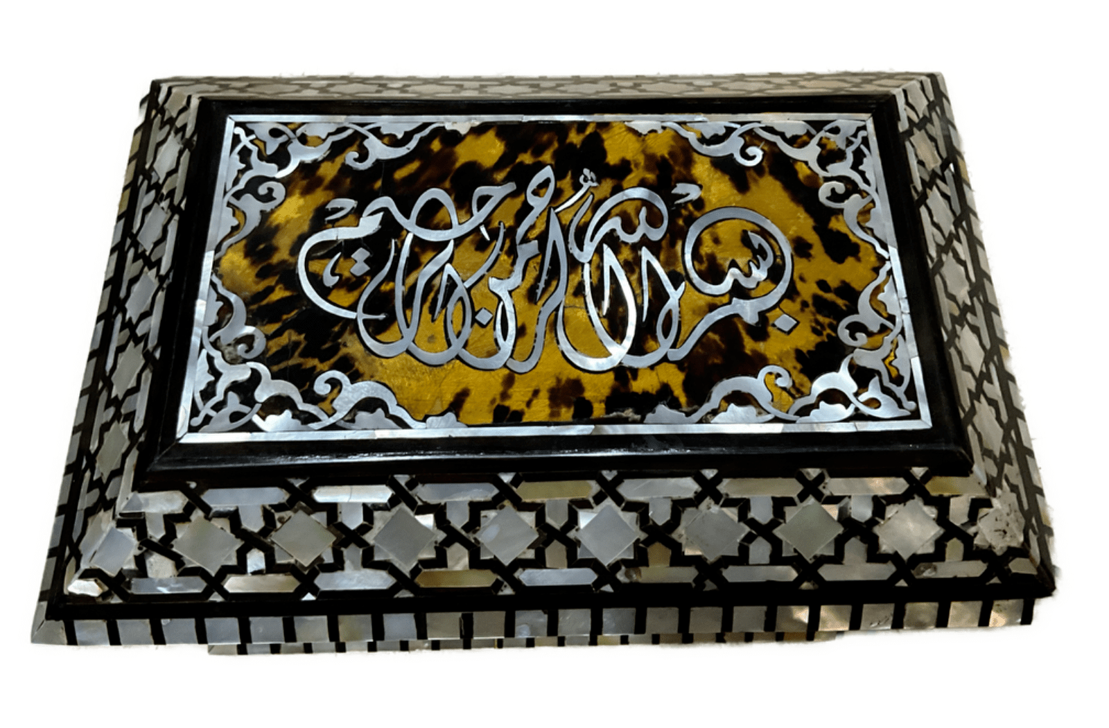 Handmade Wooden Jewelry Box Wood Trinket Storage Wood Box Mother of Pearl Inlay - Laila Hand Made Gifts