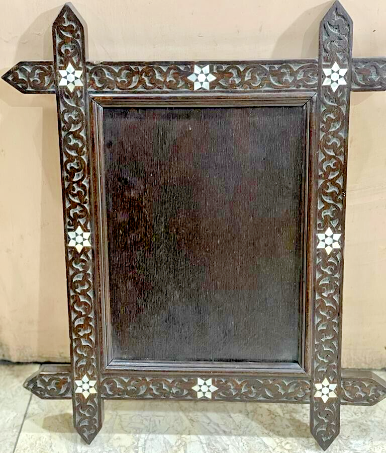 Handmade Mirror Wall Frames Decor, Art Decor Furniture, Wood Mirror Frame Inlaid
