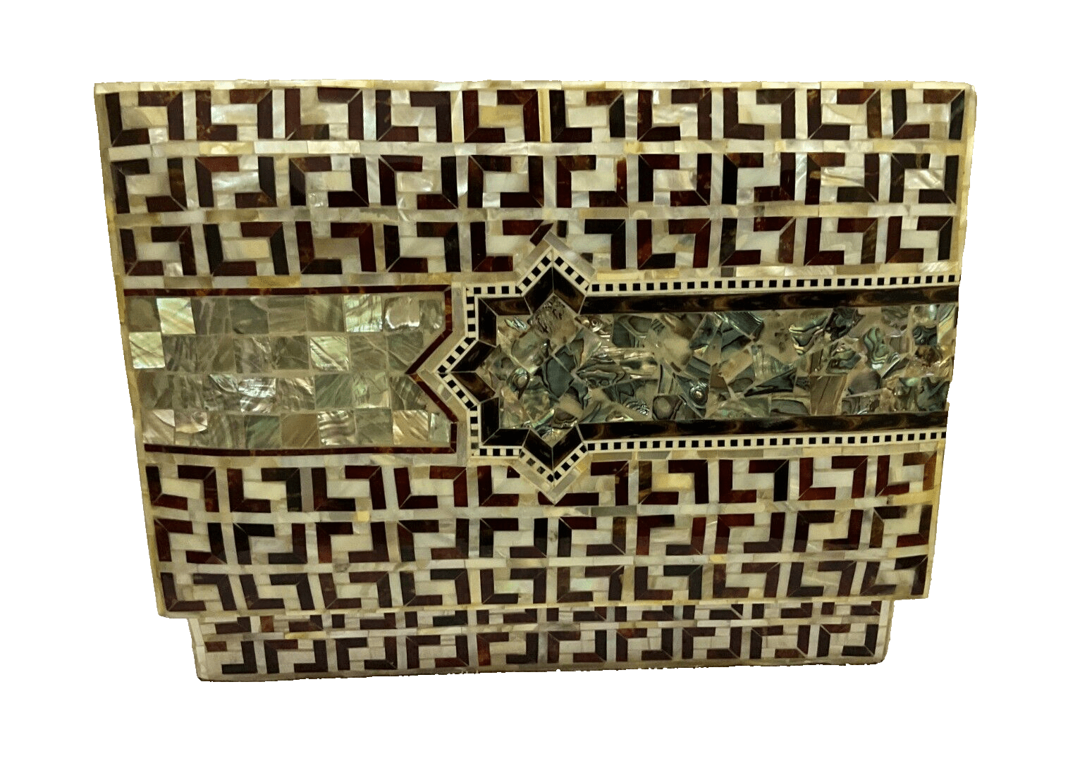 Handmade Wooden Jewelry Box Wood Trinket Storage Wood Box Mother of Pearl Inlay - Laila Hand Made Gifts