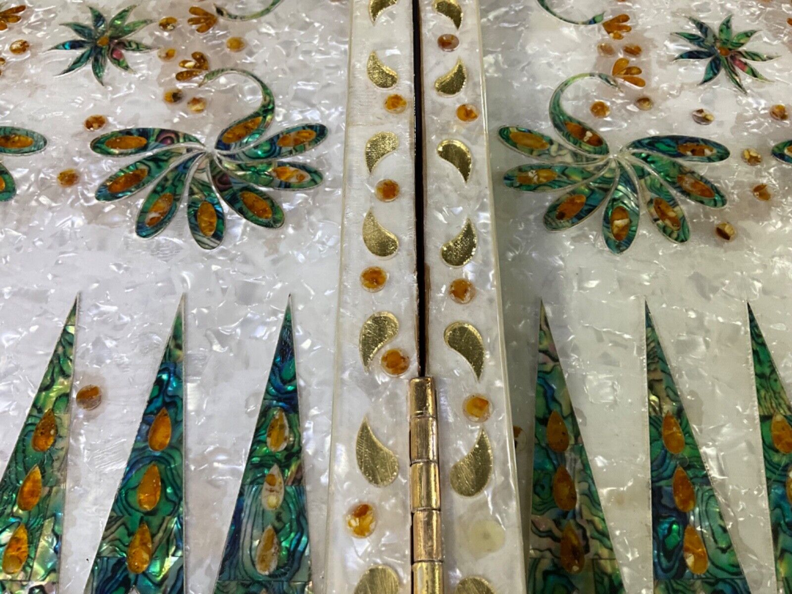 Handmade, Wood Backgammon Board, Wood Chess Board, Inlaid Shell, Make to Order