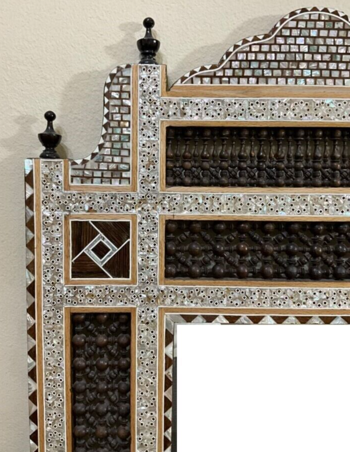 Handmade Mirror Wall Frames Decor, Art Decor Furniture, Wood Mirror Frame Inlaid