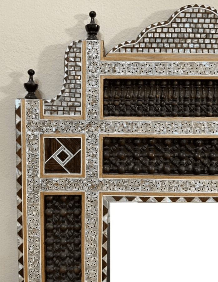 Handmade Mirror Wall Frames Decor, Art Decor Furniture, Wood Mirror Frame Inlaid - Laila Hand Made Gifts