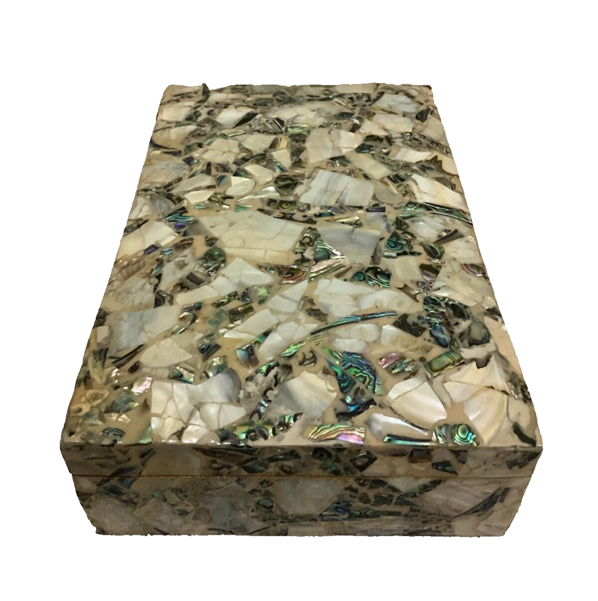 Handmade Wooden Jewelry Box Wood Trinket Storage Wood Box Mother of Pearl Inlay