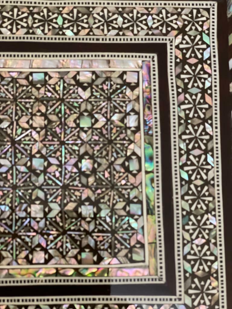 Handmade Wooden Jewelry Box Wood Trinket Storage Wood Box Mother of Pearl Inlay