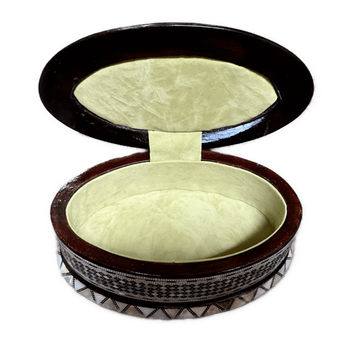 Handmade Wooden Jewelry Box Wood Trinket Storage Wood Box Mother of Pearl Inlay - Laila Hand Made Gifts