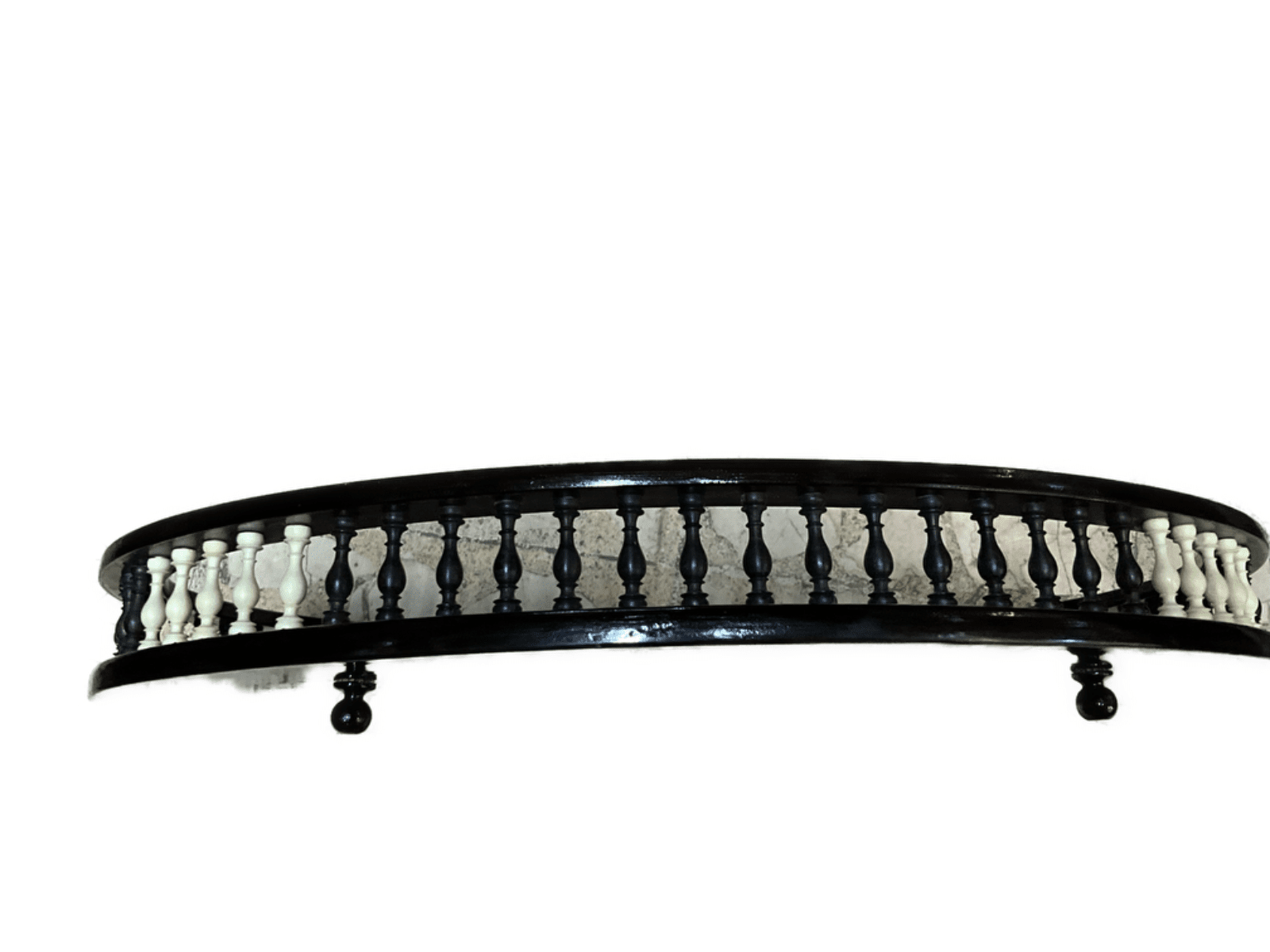 Antique Handmade Serving wood Tray inlaid Mother of Pearl (20"x14.8") - Laila Hand Made Gifts