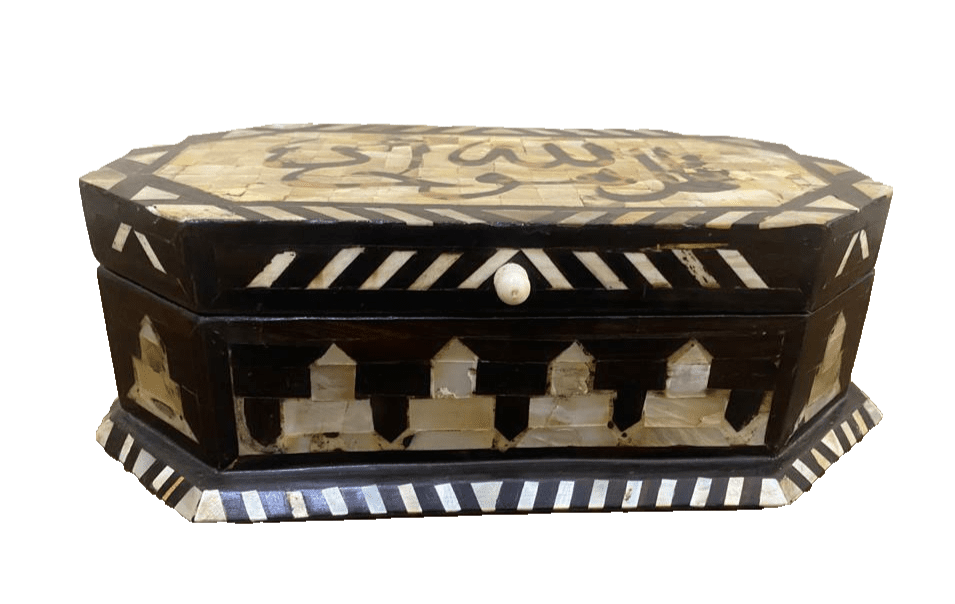 Handmade Wooden Jewelry Box Wood Trinket Storage Wood Box Mother of Pearl Inlay - Laila Hand Made Gifts